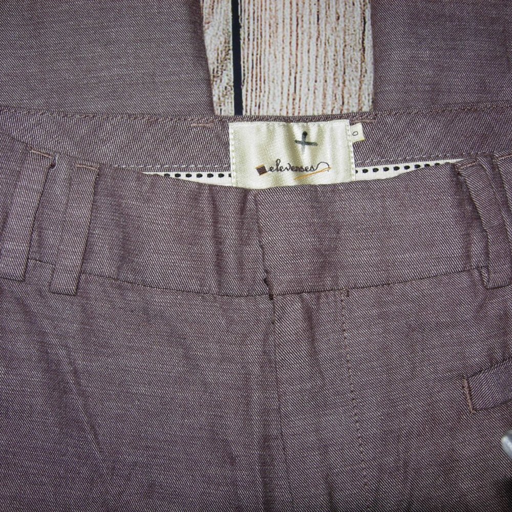 Elevenses Brown Wide Leg High Waist Pants Trousers 0 - Picture 5 of 8